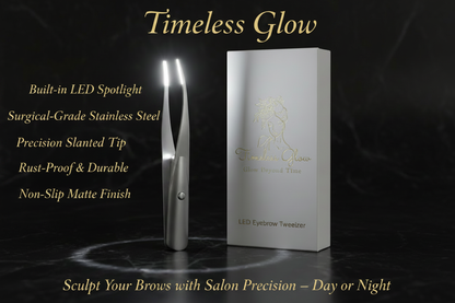 Timeless Glow Eyebrow Tweezer with LED Light