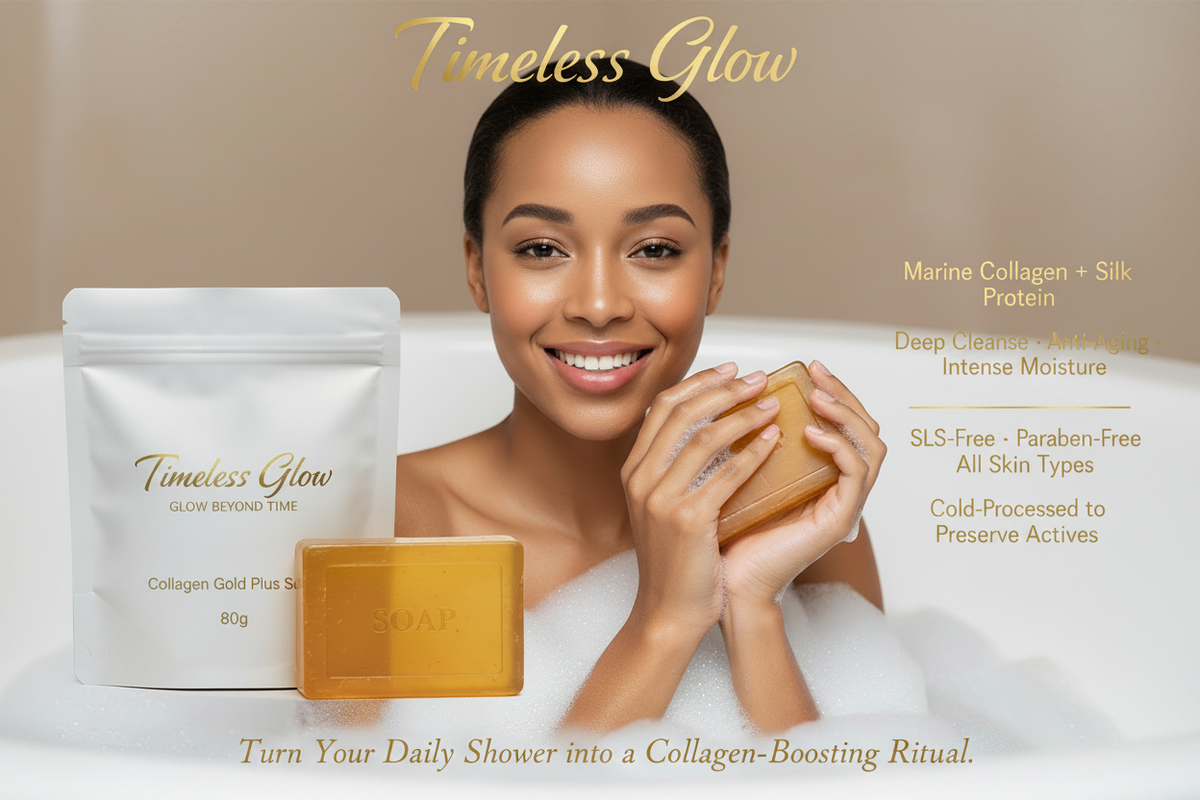Timeless Glow 3-in-1 Collagen Handmade Soap