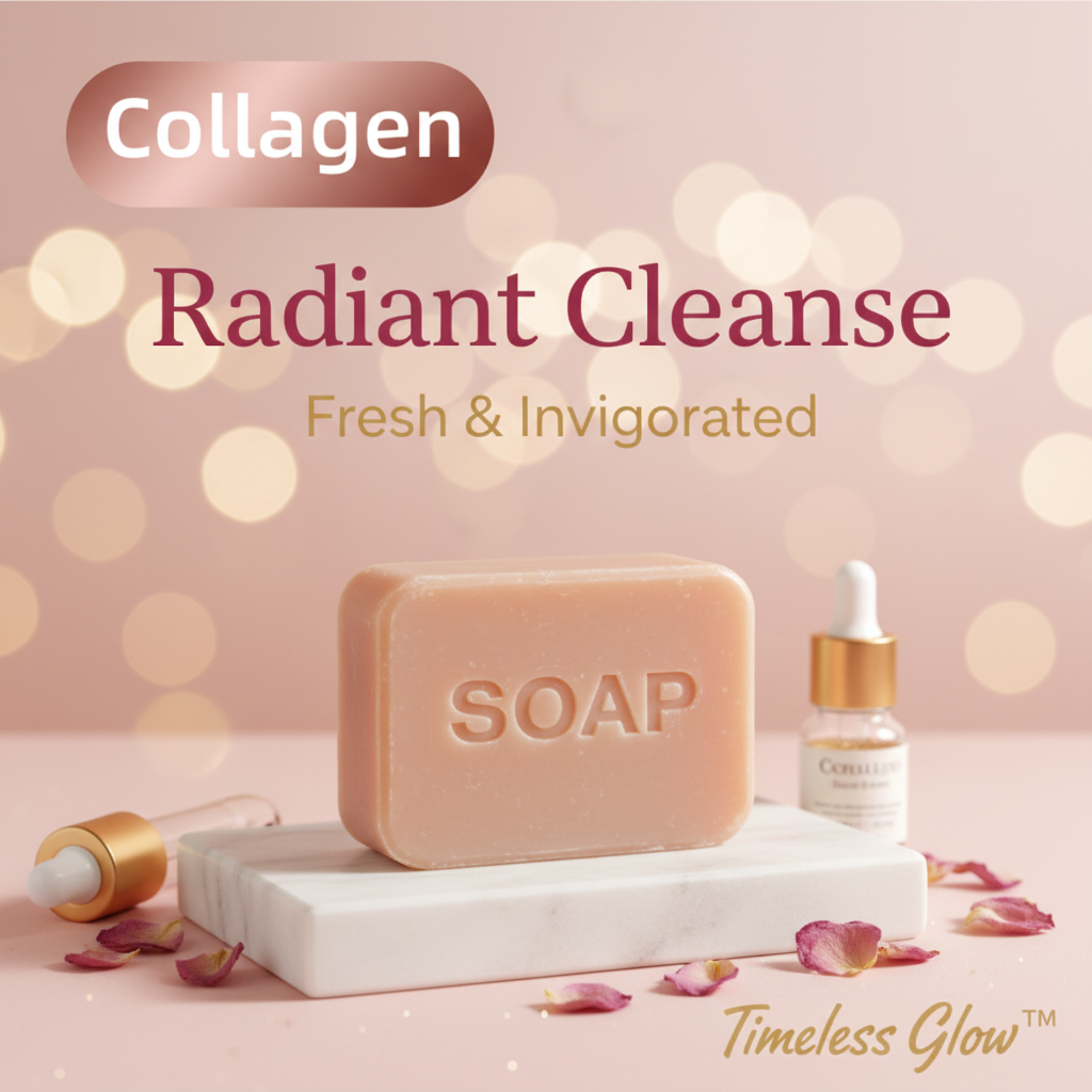 Timeless Glow™ Collagen Glow Soap – Branded