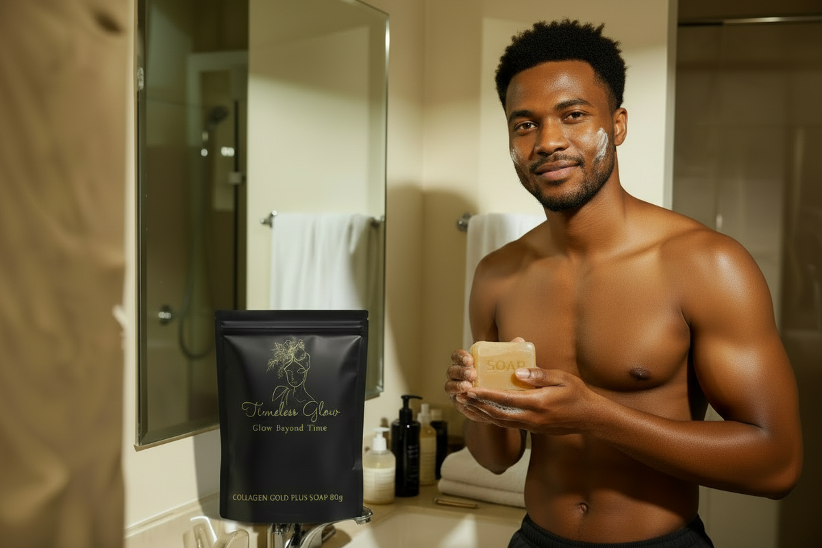 Timeless Glow Collagen Soap - Powerful Masculine Body