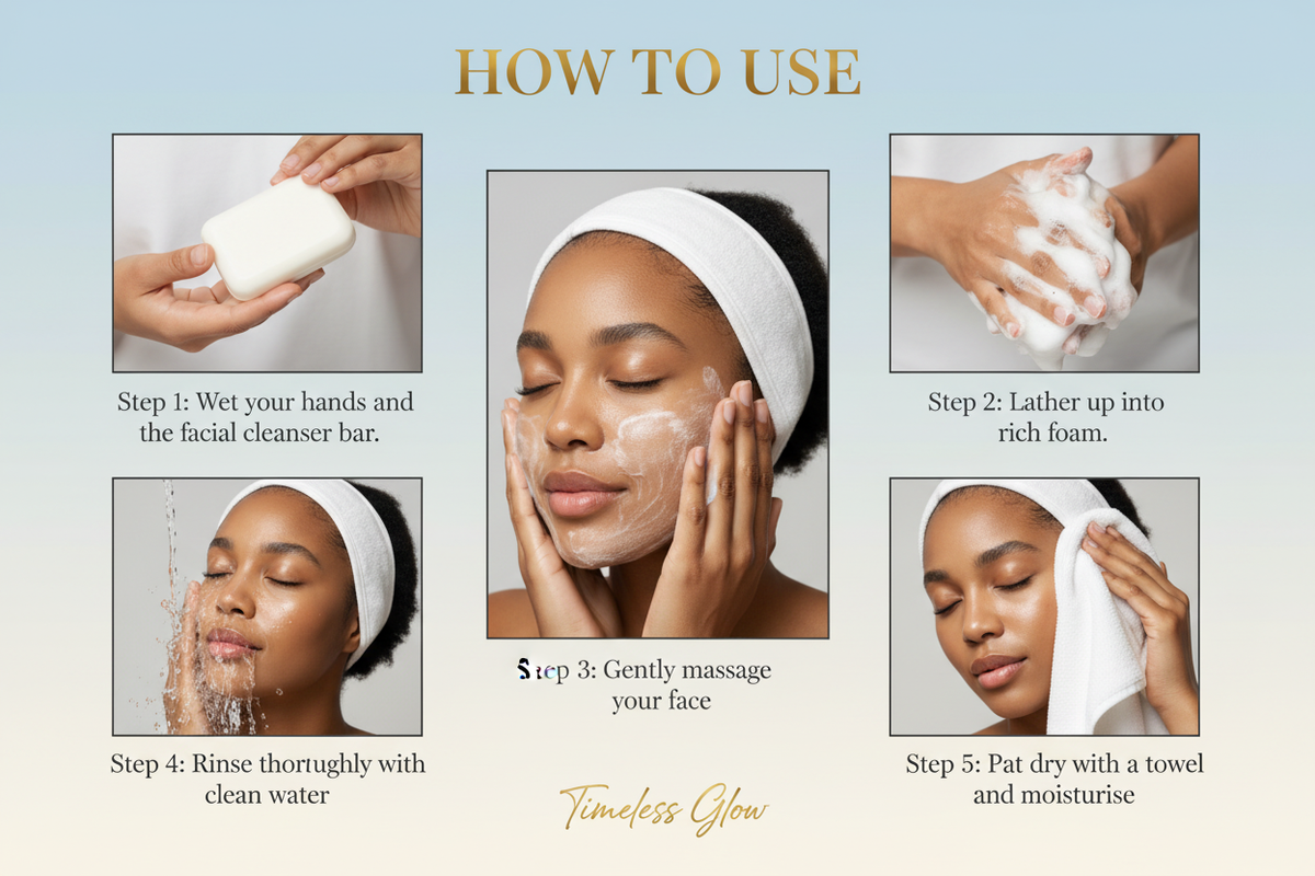 Timeless Glow Collagen Soap - Real Life How To Use